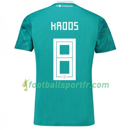 Tenue Allemagne Kroos 8 Exterieur Coupe du monde 2018 Maillot de Foot
